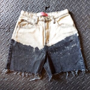 Dip Dyed High Waisted Shorts